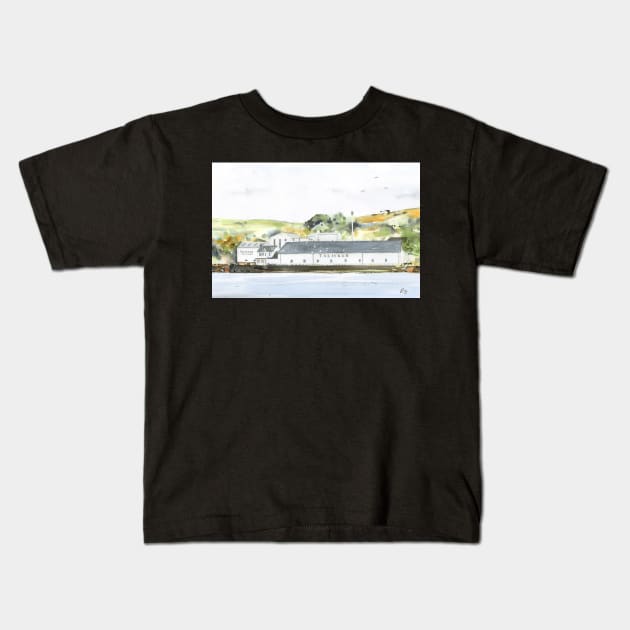 Talisker Distillery Kids T-Shirt by razmac